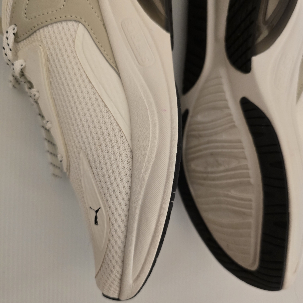 PUMA SoftRide Off White Gym Sneakers Cell Thrill Athletic Shoes Mens Size 8.5 - Picture 9 of 17